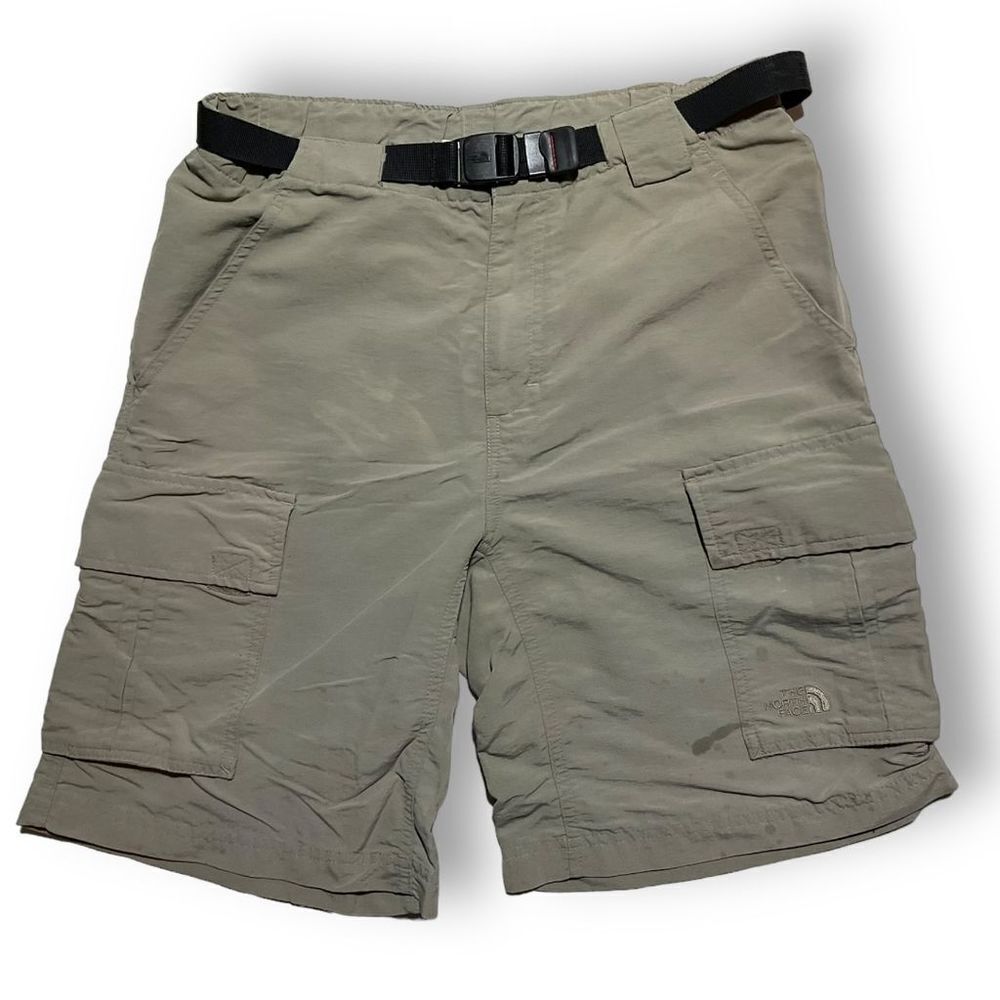 ⛰️ The North Face Men’s Hiking Shorts Gray Size 32 Canvas Zip
